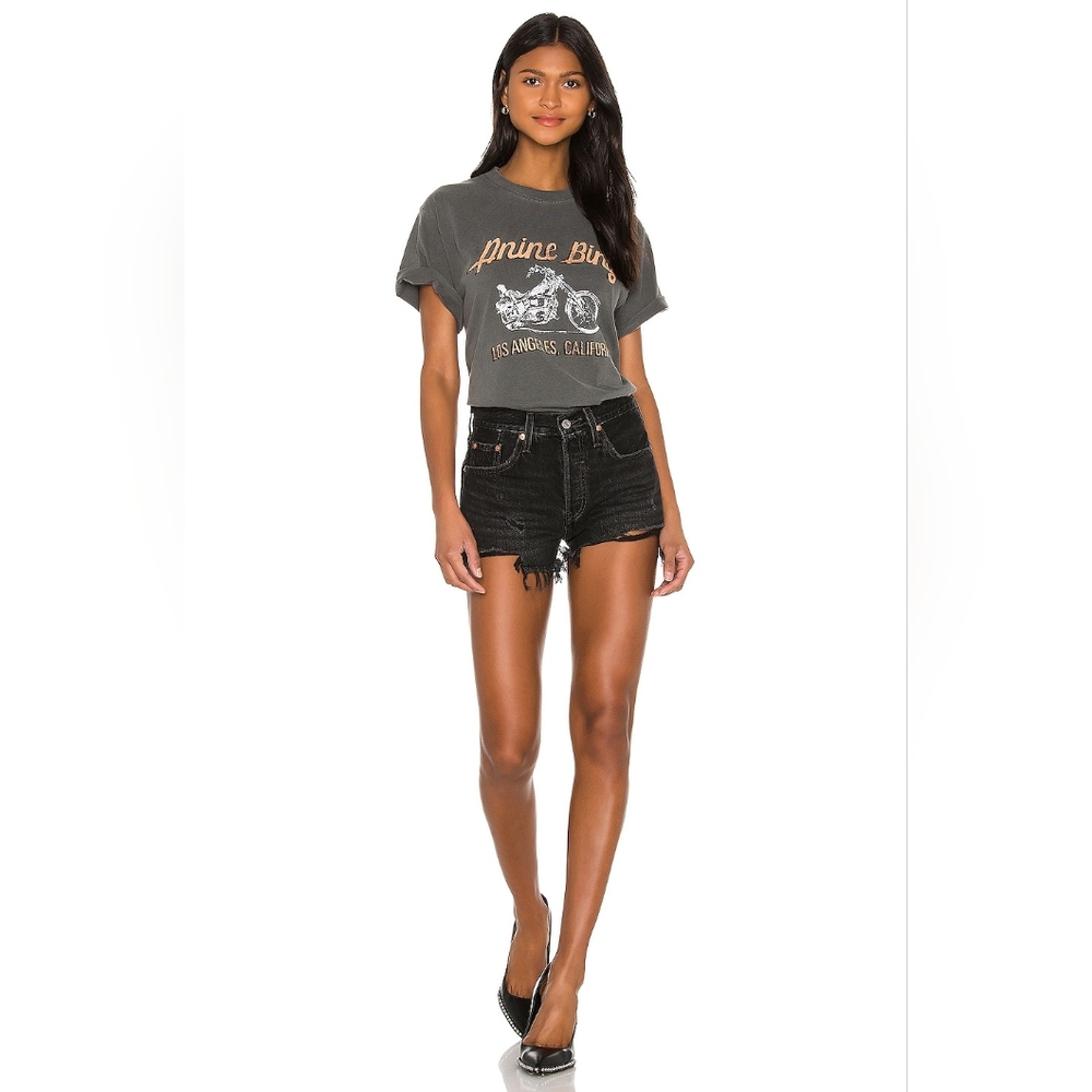 Levi's Jean Shorts With Frayed Edge - Picture 5 of 11